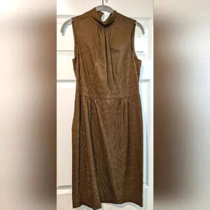 Michael Kors brown plaid dress. Size 4